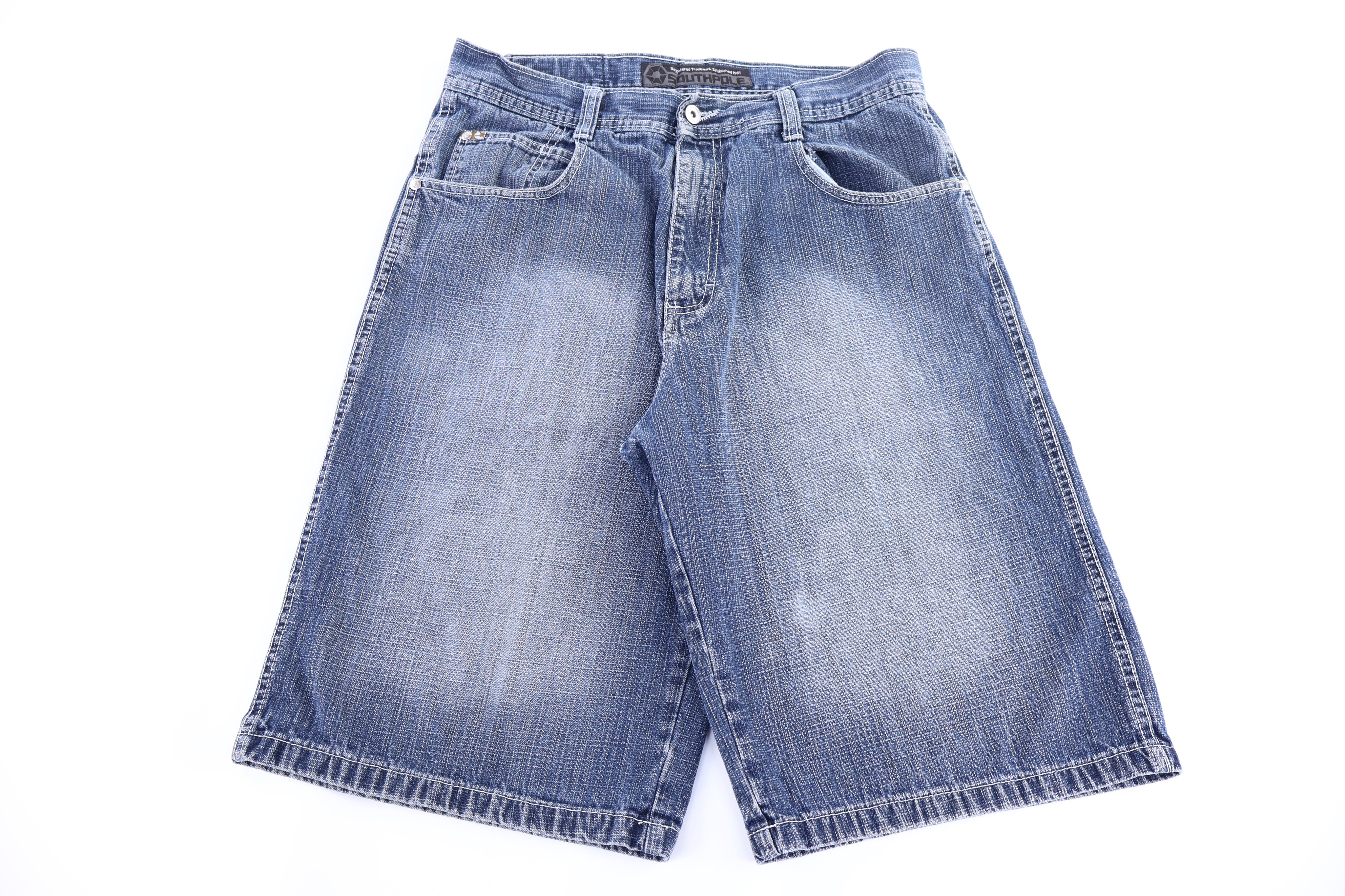 Y2K Southpole Dark Wash Denim Shorts