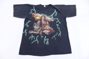 90's American Thunder Native American Lighting T-shirt