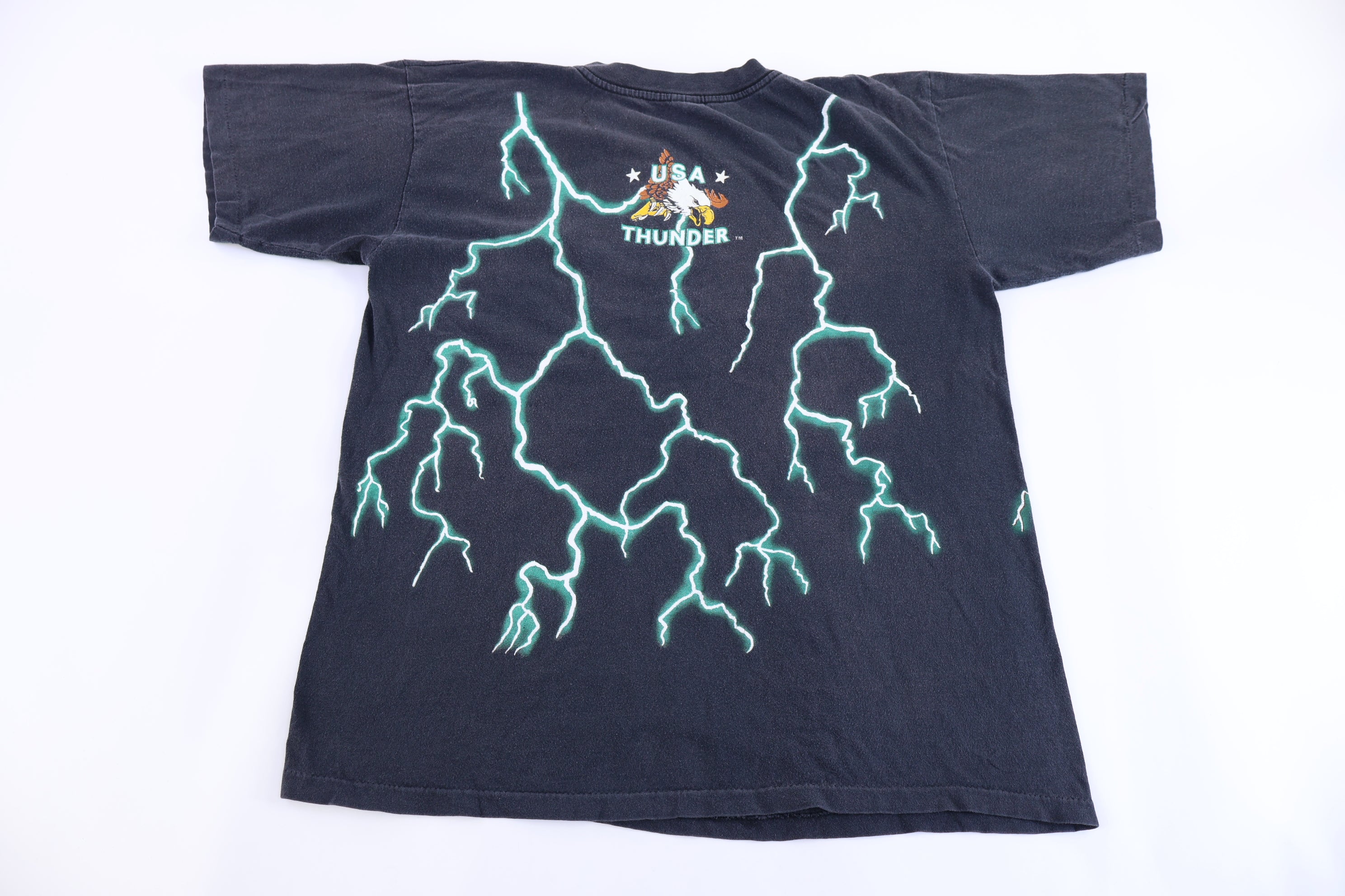 90's American Thunder Native American Lighting T-shirt