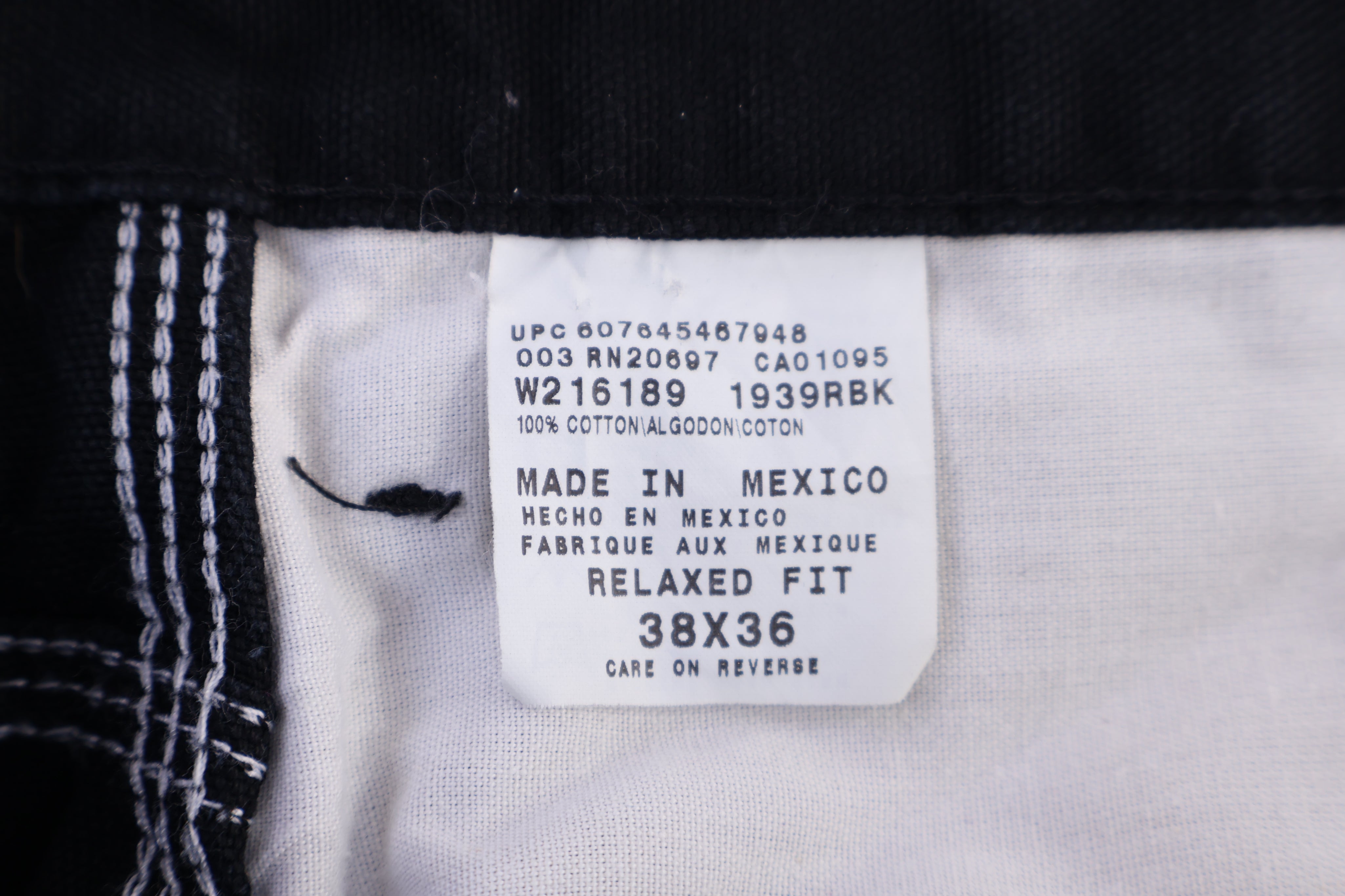 Dickies Logo Patch Black Pants