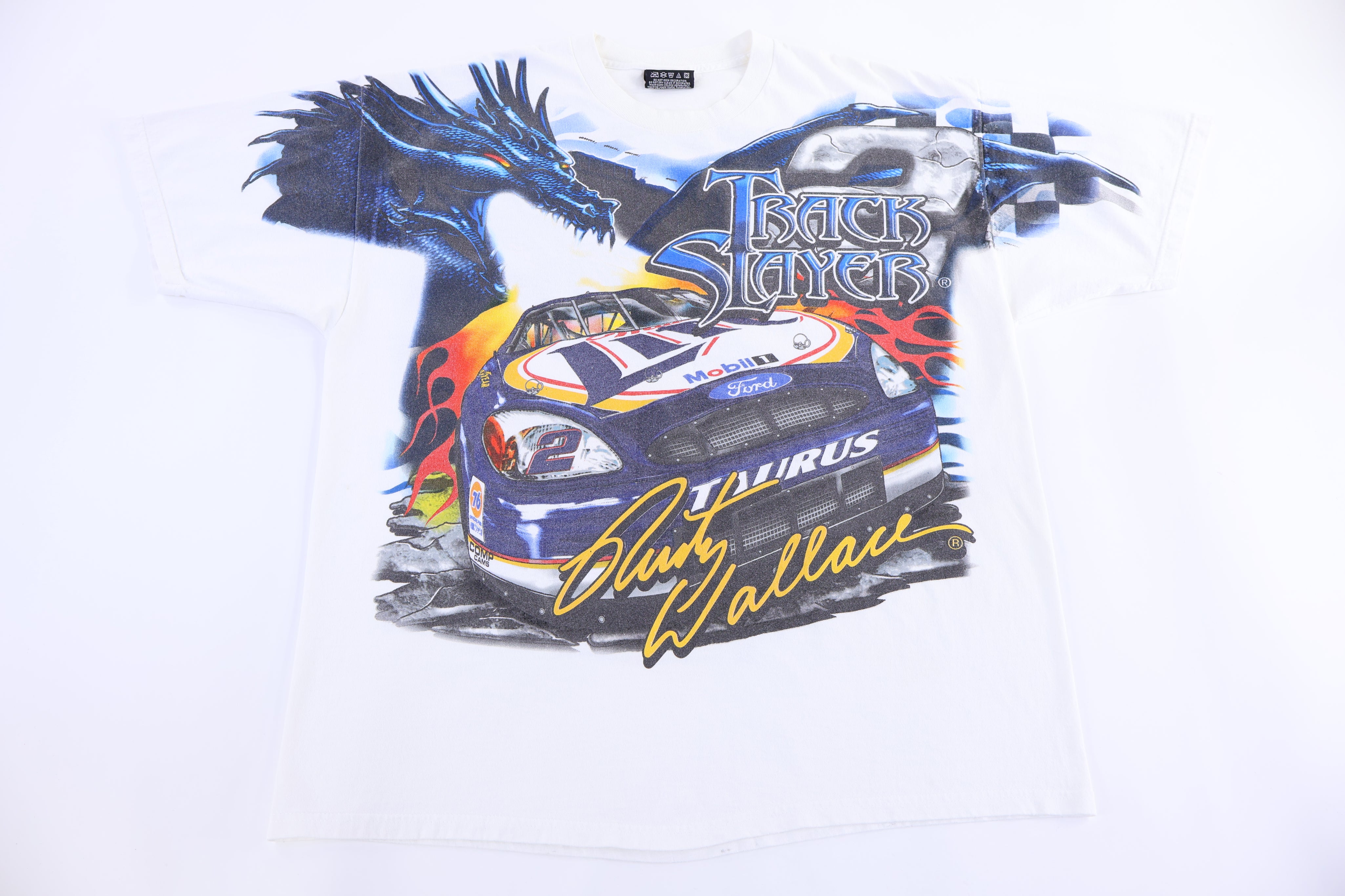 Vintage Rusty Wallace Track Slayer Racing T-shirt