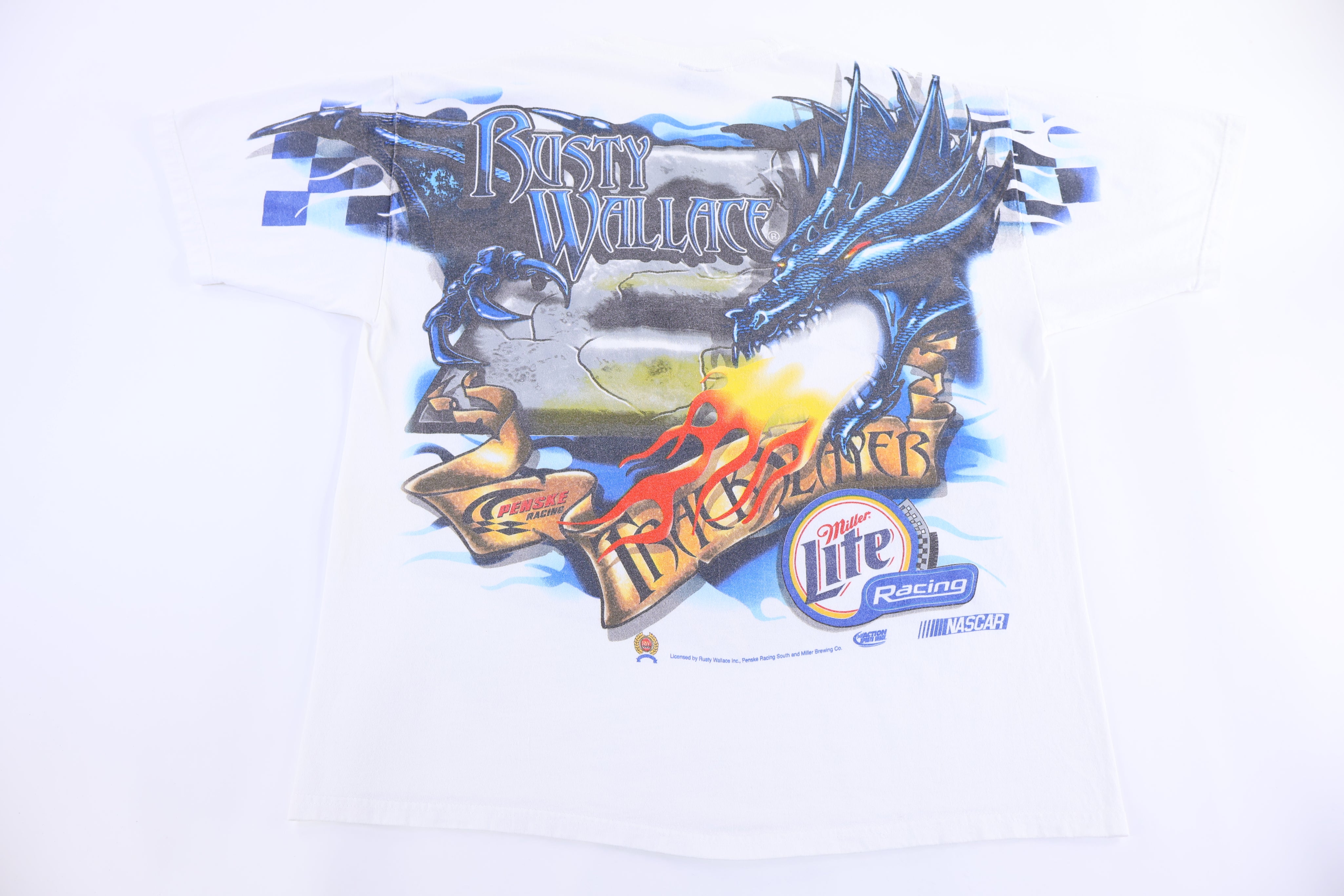 Vintage Rusty Wallace Track Slayer Racing T-shirt