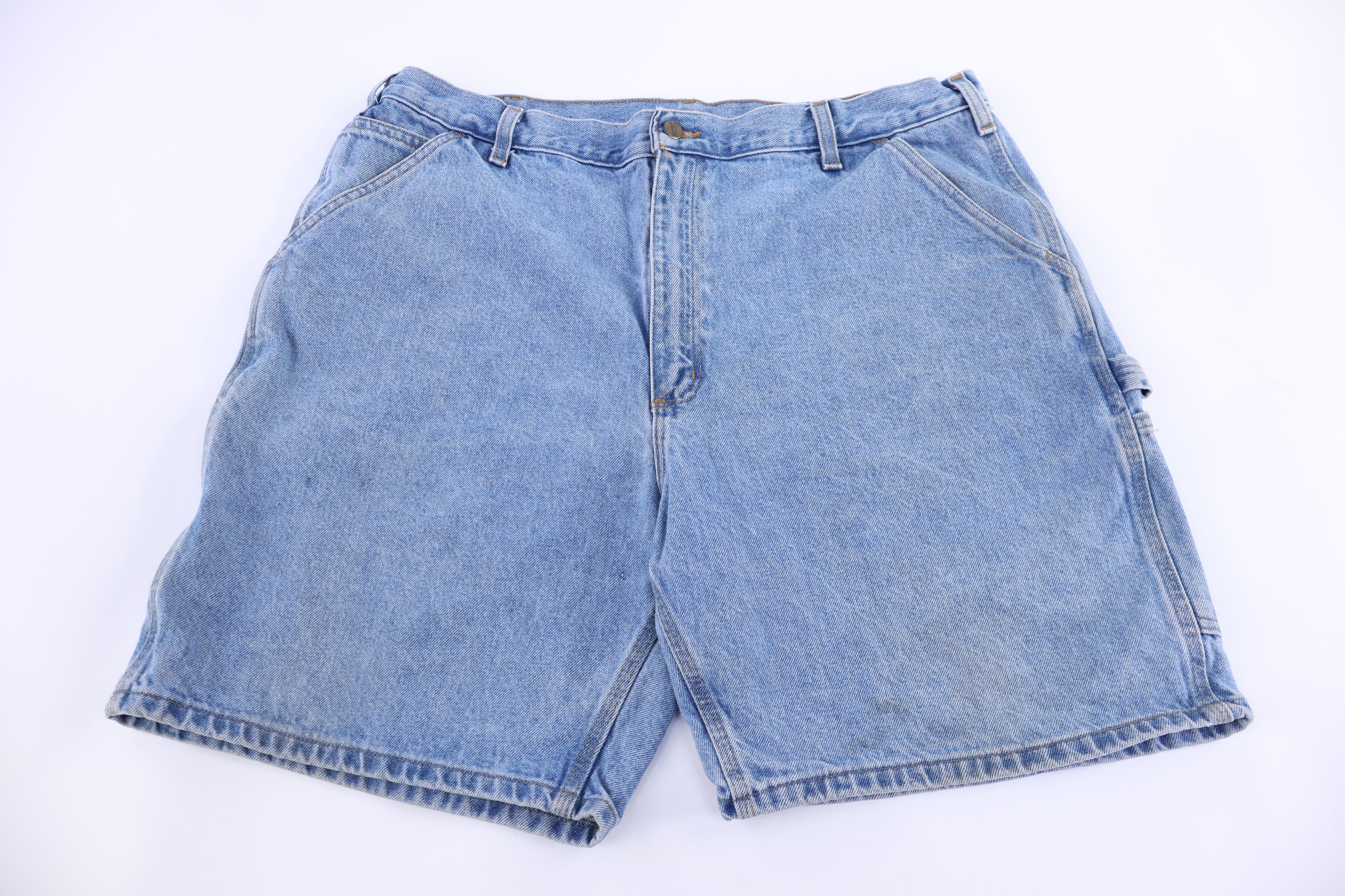 Carhartt Logo Patch Denim Shorts