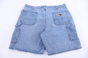 Carhartt Logo Patch Denim Shorts