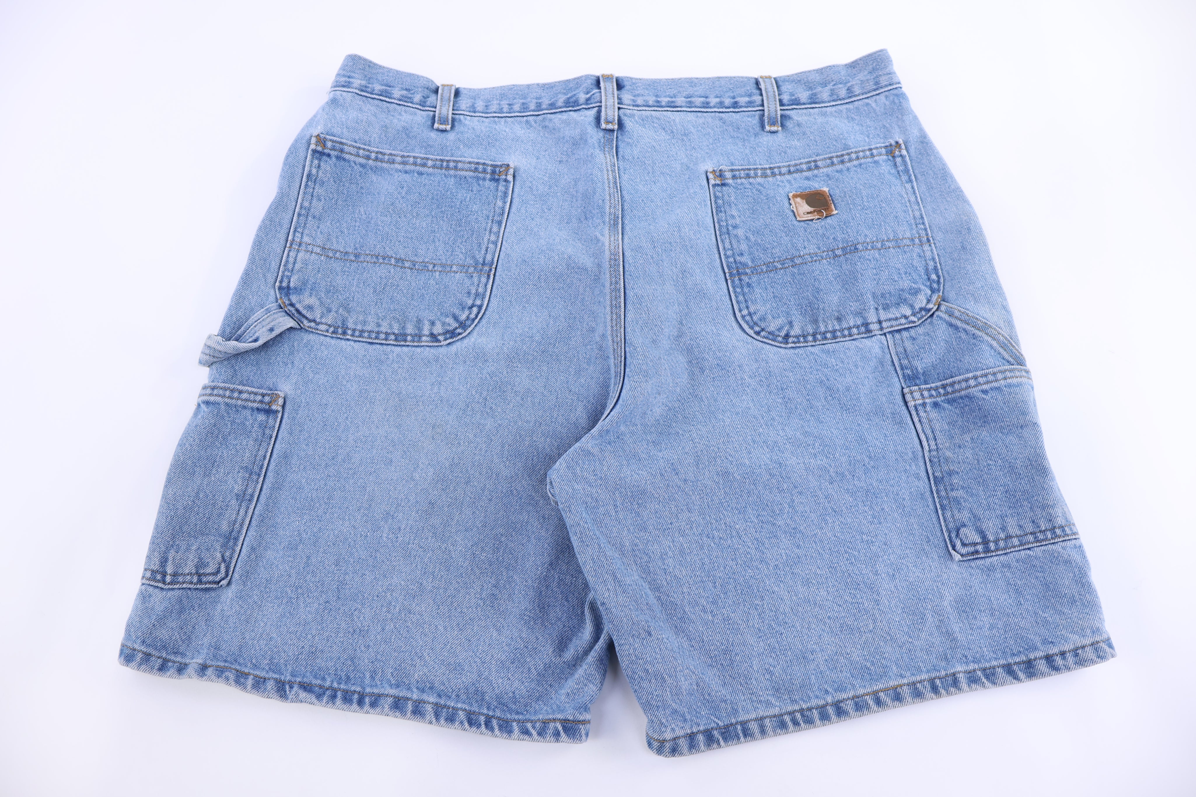 Carhartt Logo Patch Denim Shorts