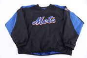Vintage New York Mets Baseball Pullover Windbreaker