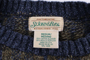 Vintage St. Johns Bay Multipatterned Knit Sweater