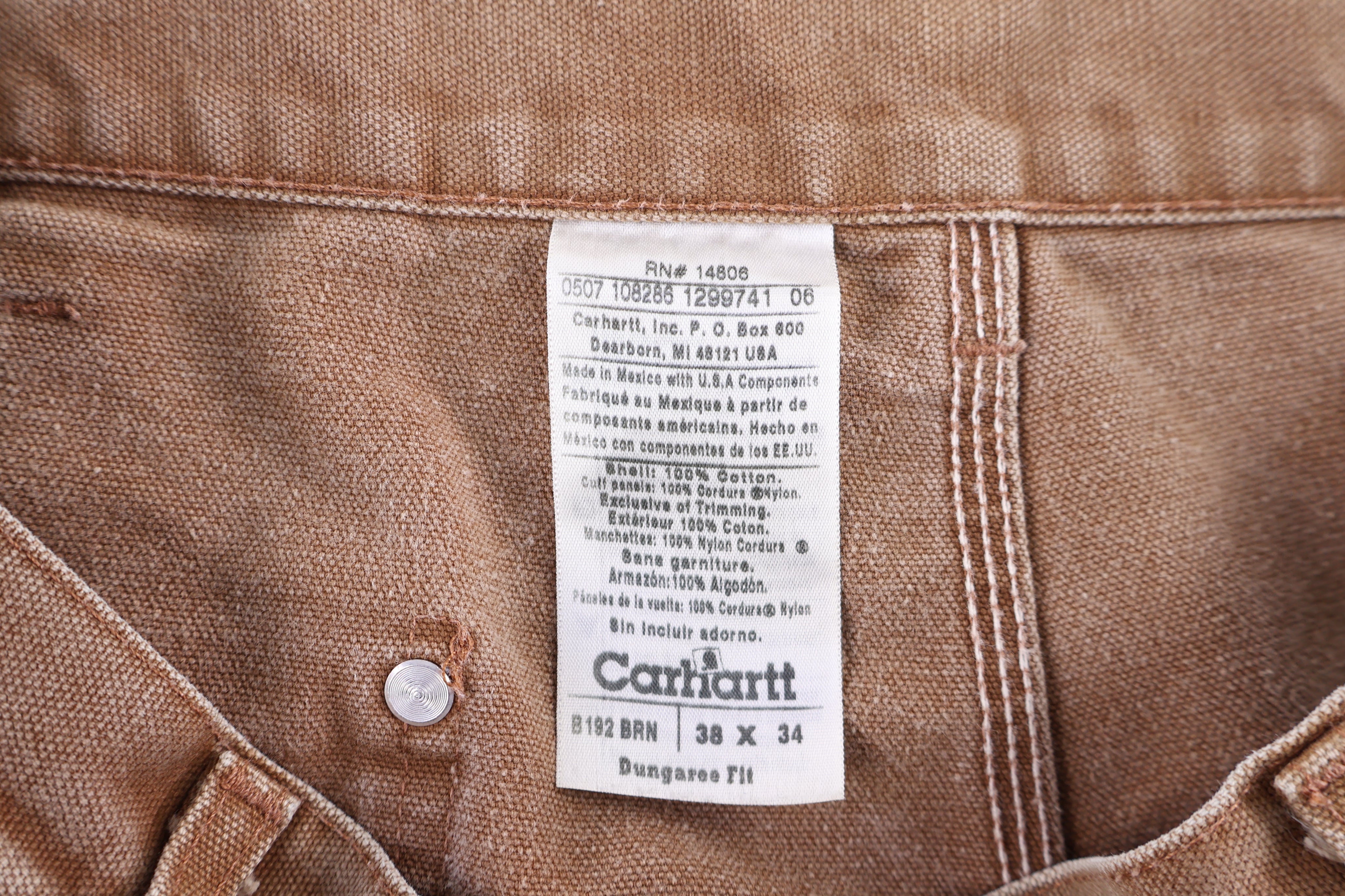Carhartt Logo Patch Tan Pants