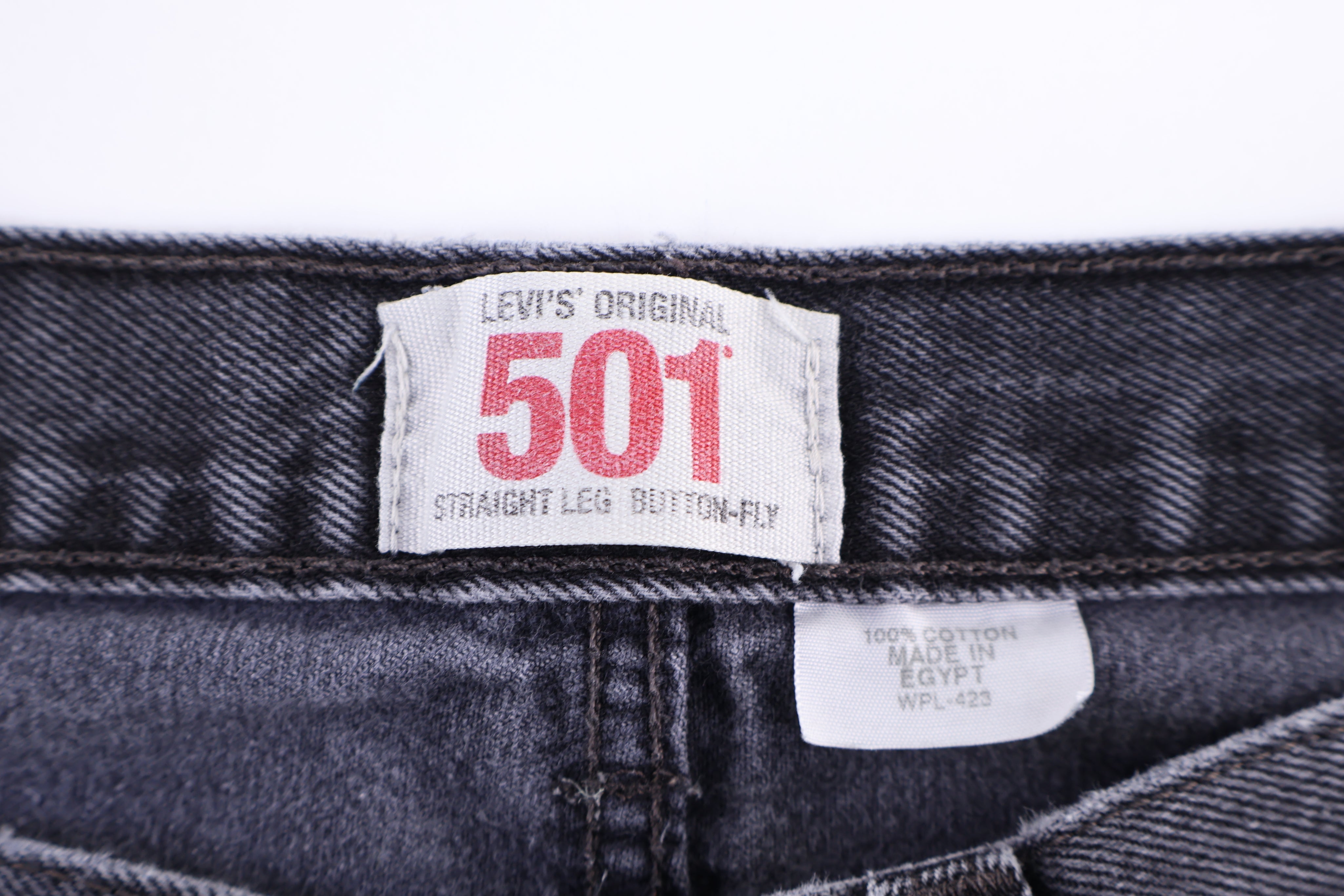 Levi's 501 Black Denim Jeans