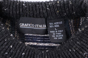 Vintage Grafico Italia Multipattern Knit Sweater