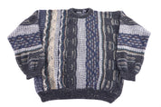 Vintage Grafico Italia Multipattern Knit Sweater