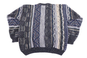 Vintage Grafico Italia Multipattern Knit Sweater