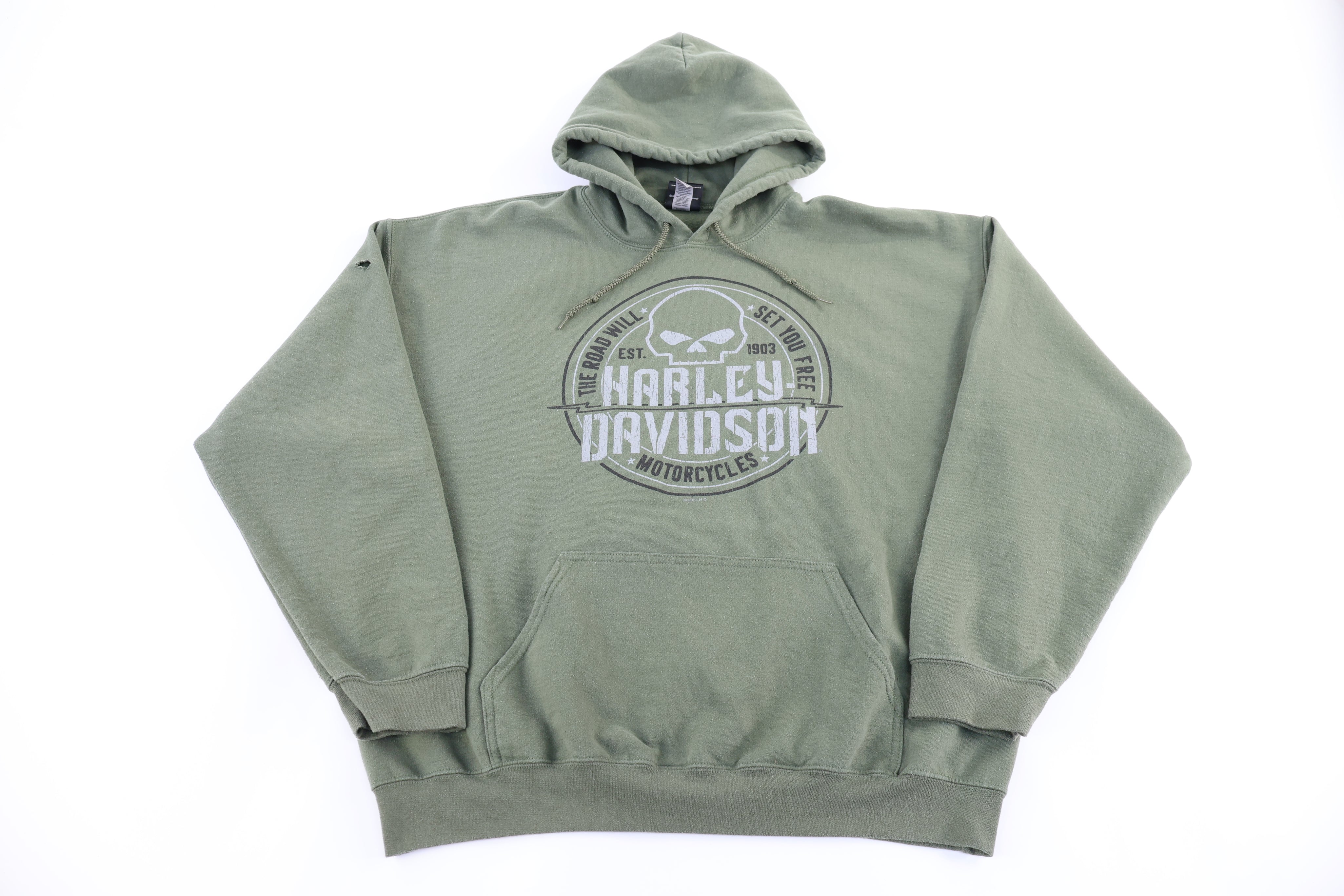 Harley Davidson Motorcycles Colorado Pullover Hoodie