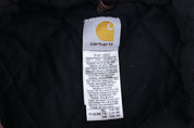 Youth Carhartt Logo Patch Brown Full Zip Jacket