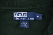 Polo by Ralph Lauren Embroidered Logo Green Quarter Zip Pullover