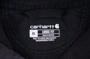 Carhartt Logo Patch Black Pullover Hoodie