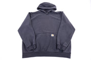 Carhartt Logo Patch Black Pullover Hoodie