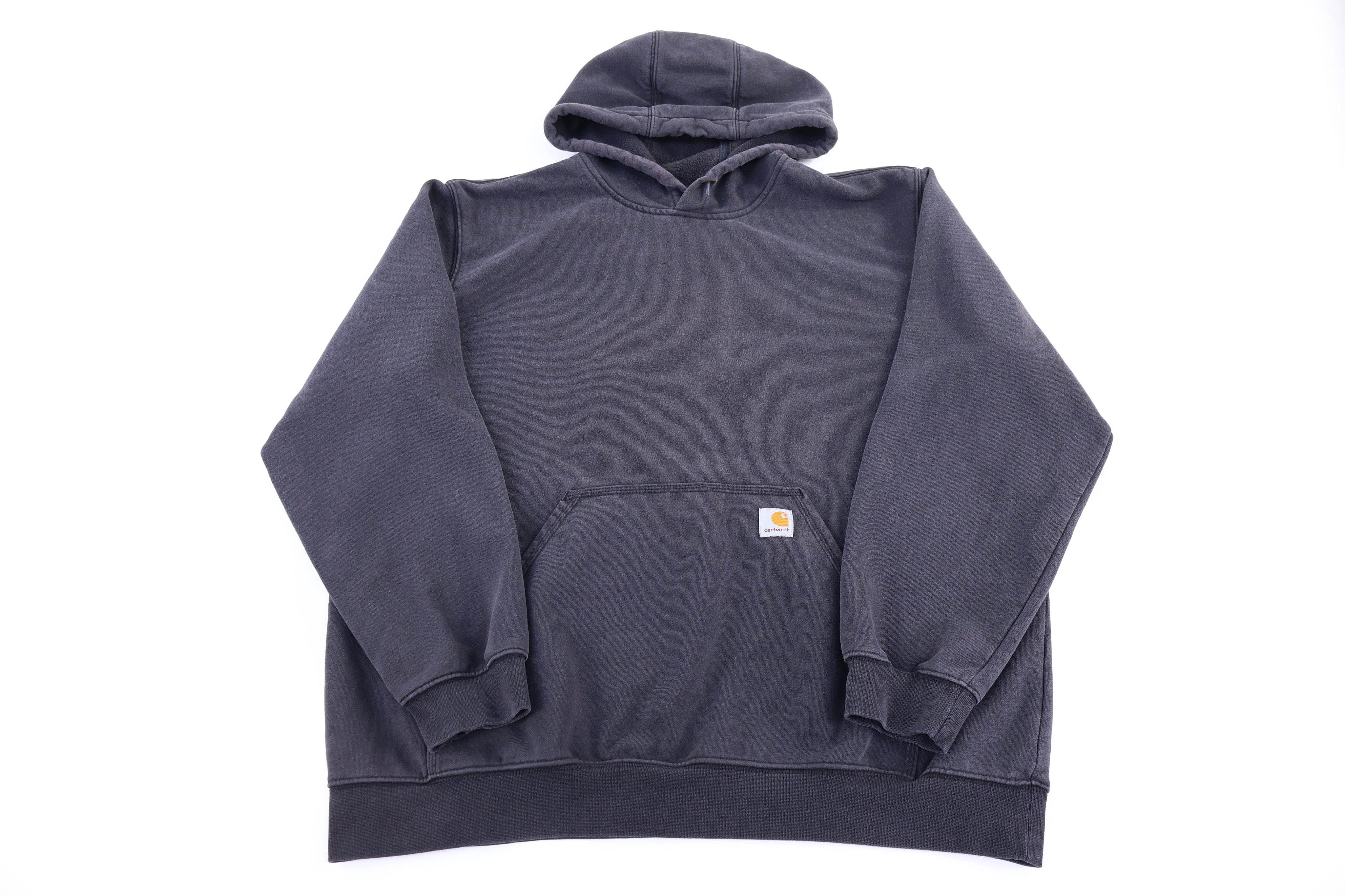 Carhartt Logo Patch Black Pullover Hoodie