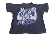 90's Sunrise Sportswear White Tiger Graphic T-shirt