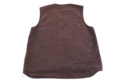 Carhartt Logo Patch Brown Full Zip Vest