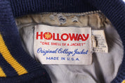 1984 Holloway Navy & Yellow Wool Varsity Jacket