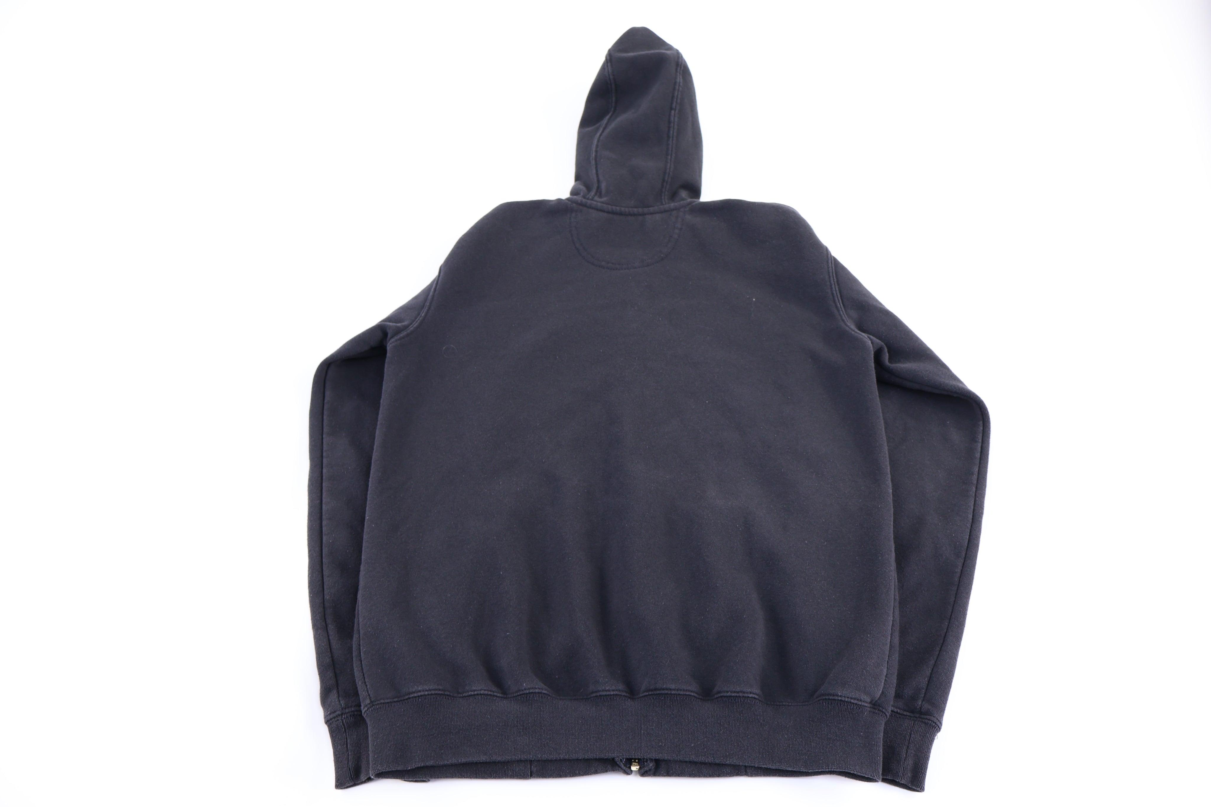 Carhartt Logo Patch Black Full Zip Hoodie