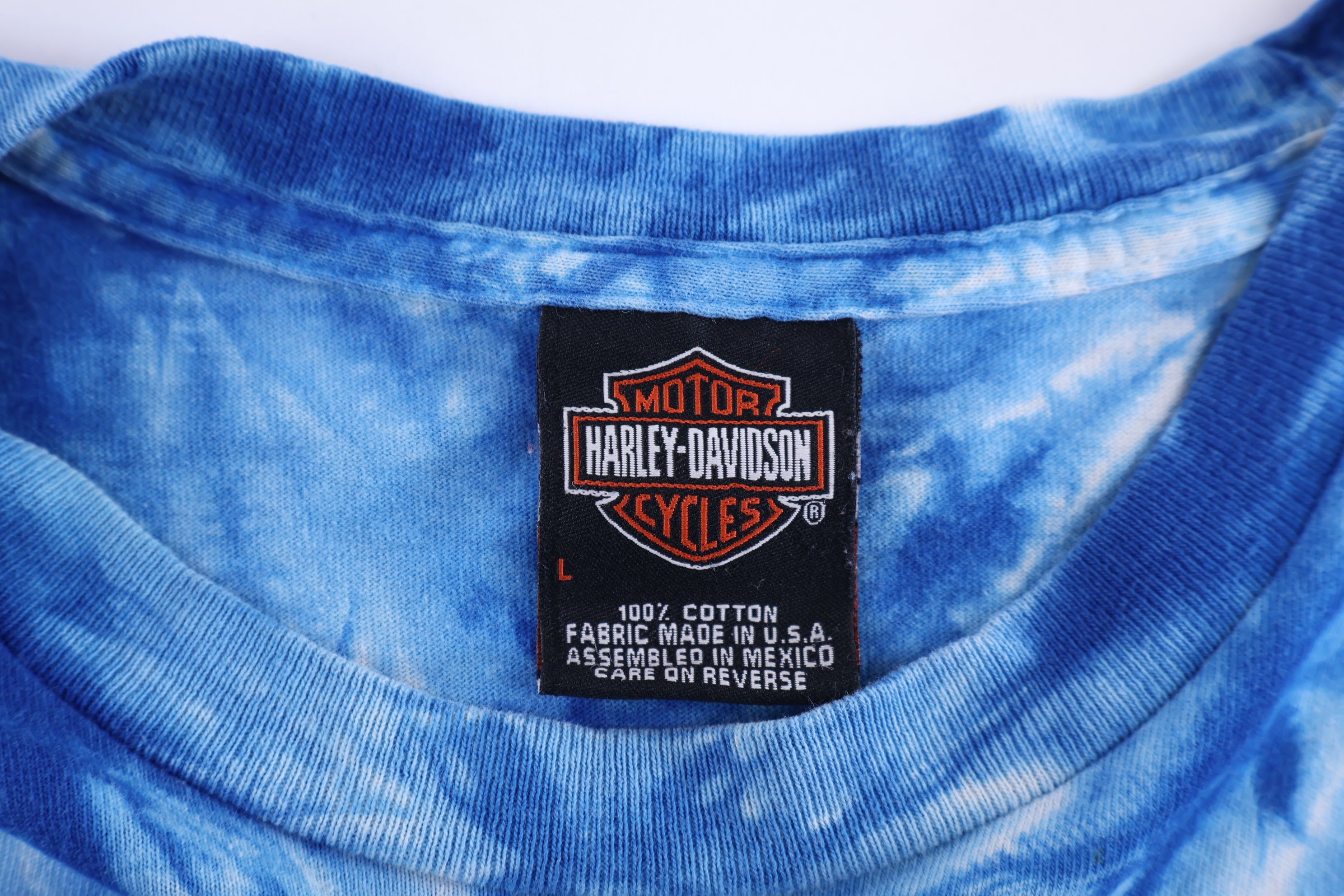 Harley Davidson Motorcycles Texas Tie Dye T-shirt