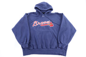 Vintage Atlanta Braves Baseball Pullover Hoodie