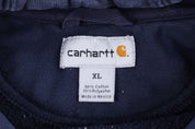 Carhartt Logo Patch Blue Full Zip Jacket