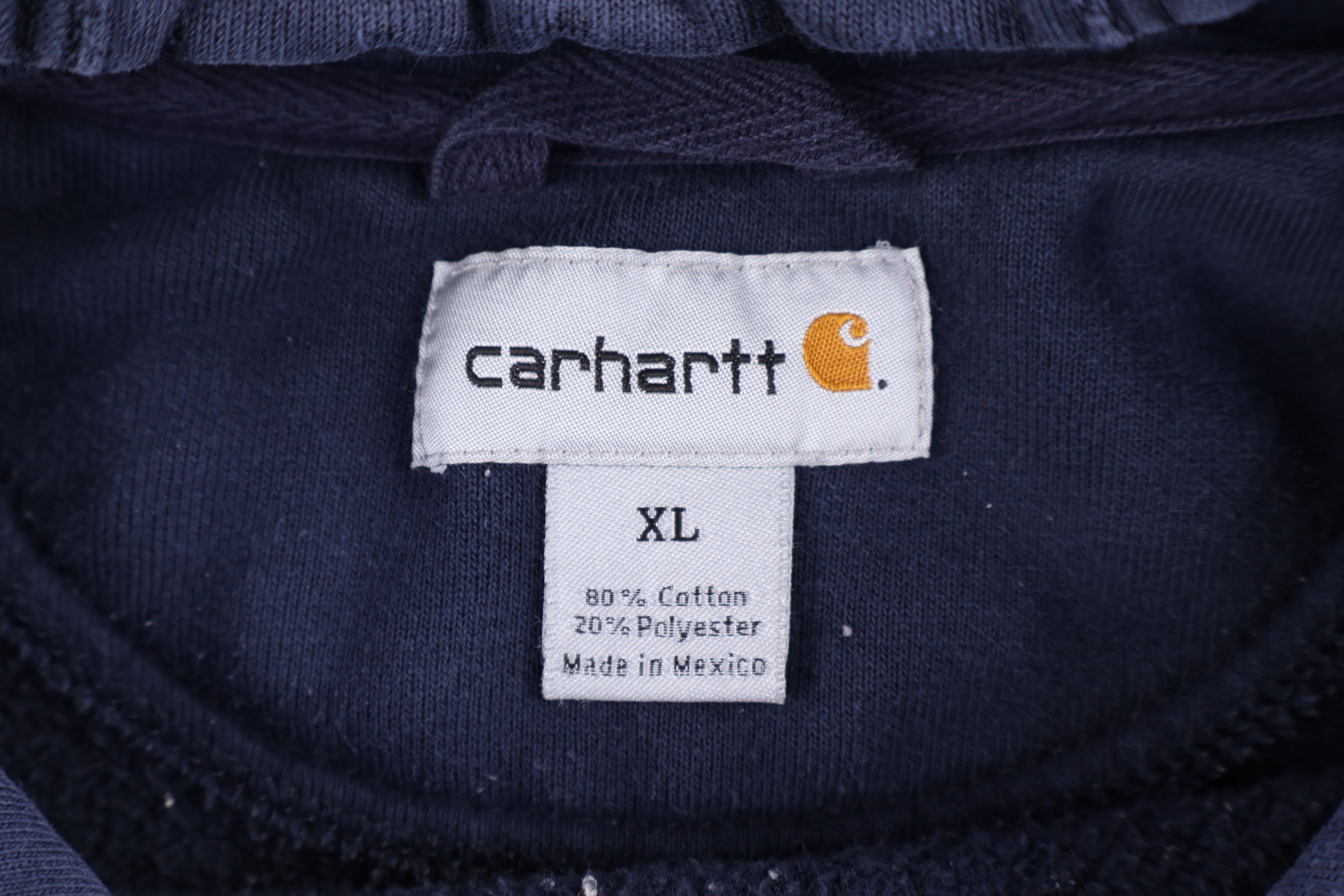 Carhartt Logo Patch Blue Full Zip Jacket