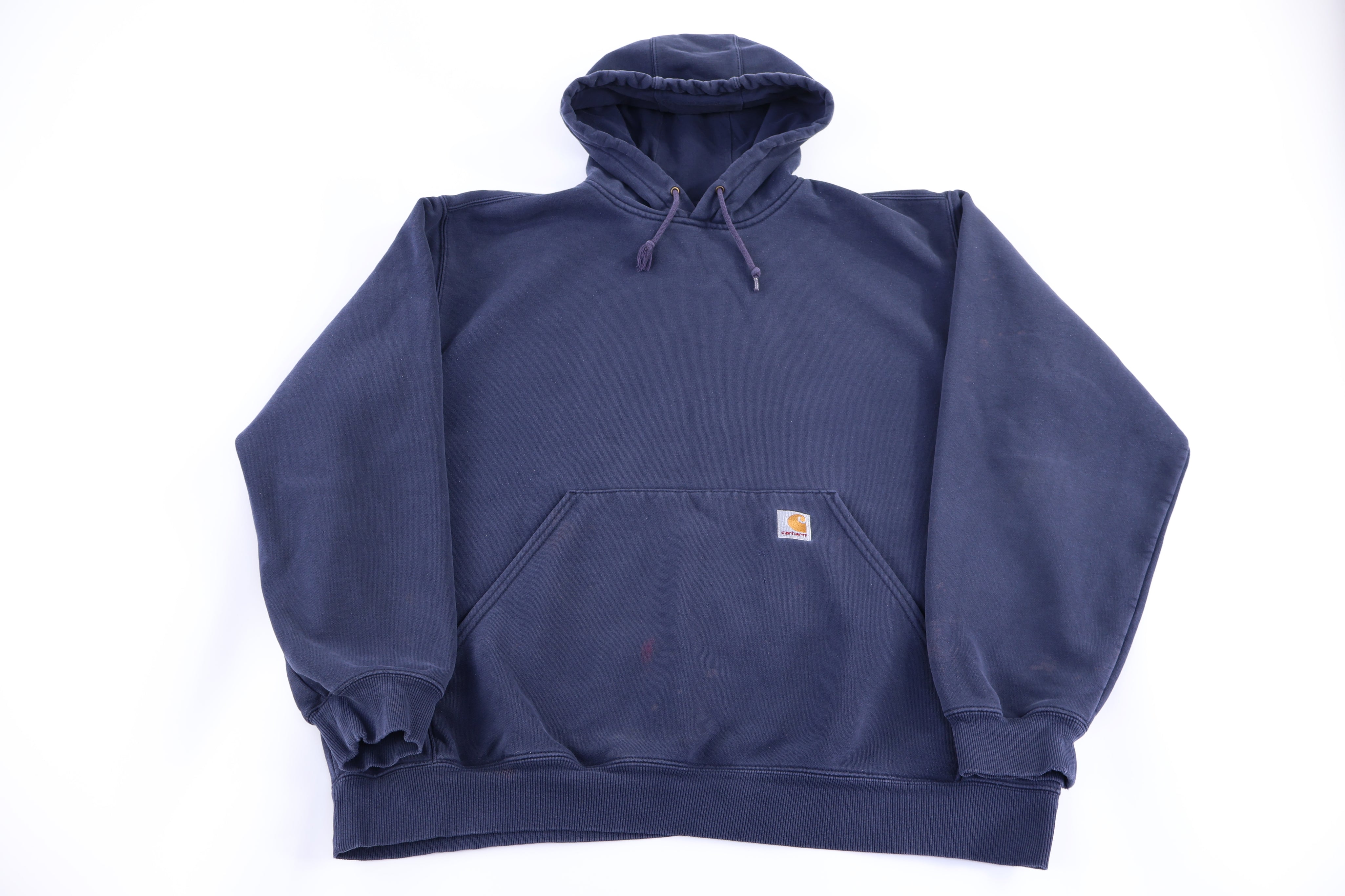 Carhartt Logo Patch Blue Full Zip Jacket