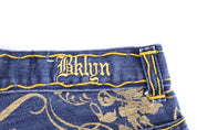 Y2K Brooklyn Xpress Dark Wash Denim Shorts
