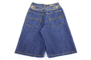 Y2K Brooklyn Xpress Dark Wash Denim Shorts