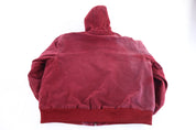 Carhartt Logo Patch Red Full Zip Jacket