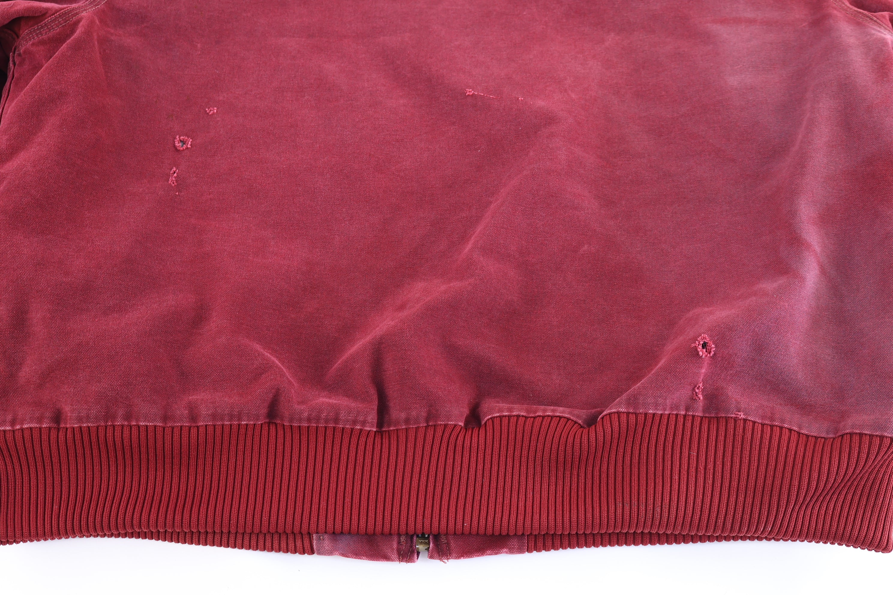 Carhartt Logo Patch Red Full Zip Jacket