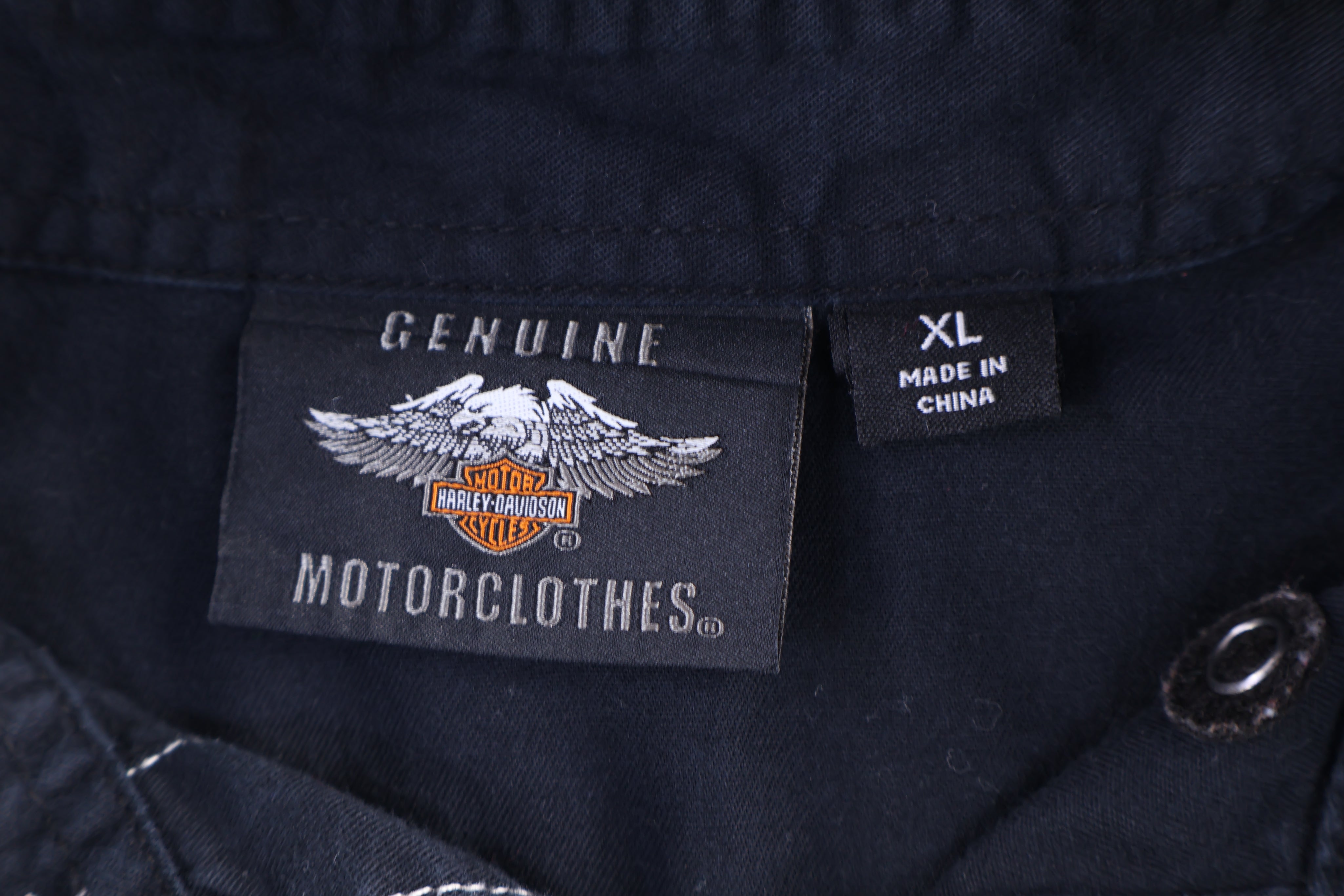 Harley Davidson Motorcycles LS Button Down