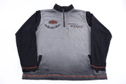 Harley Davidson Motorcycles Quarter Zip Pullover
