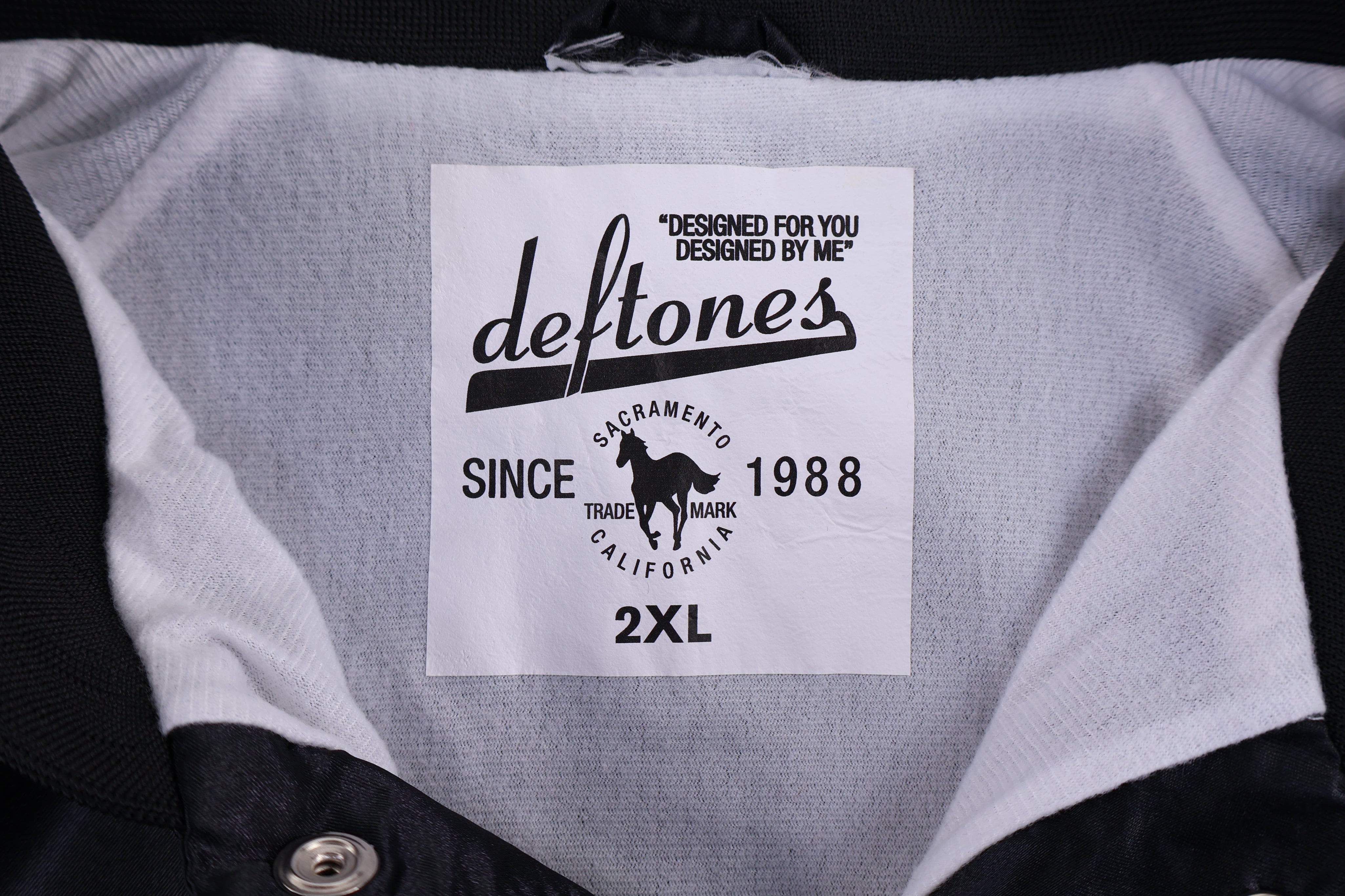 Deftones Black Bomber Jacket