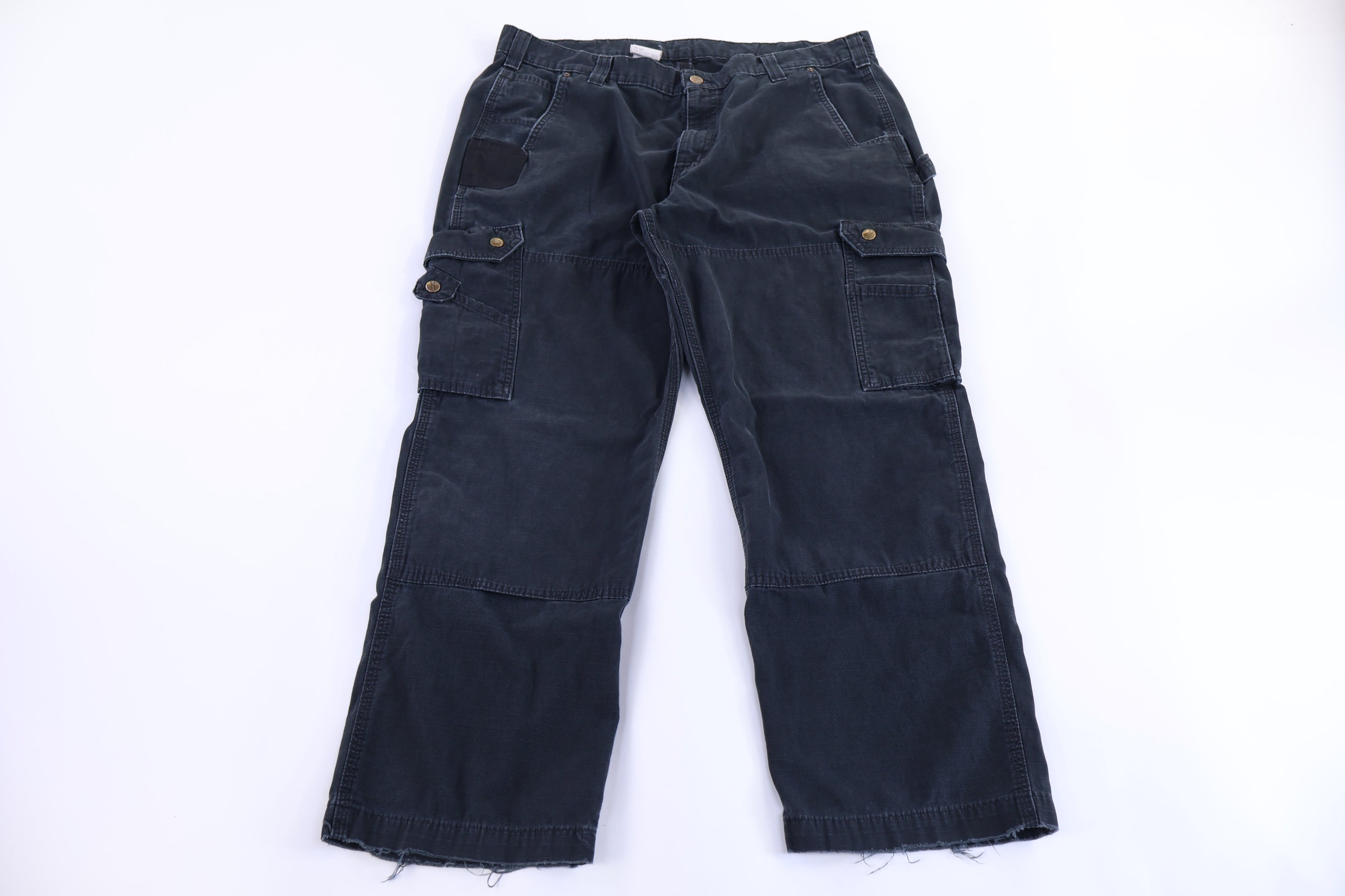 Carhartt Logo Patch Black Relaxed Fit Pants