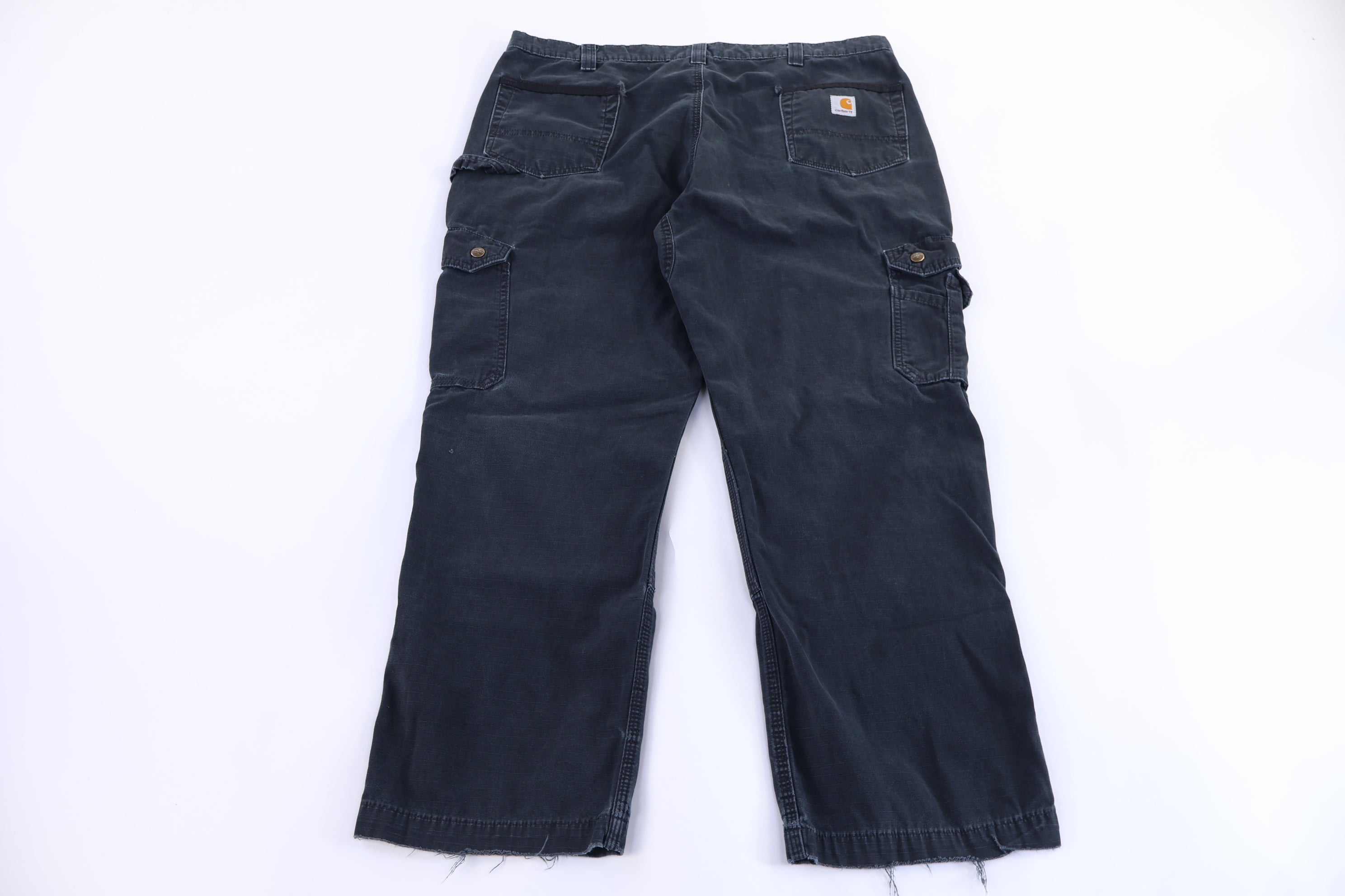 Carhartt Logo Patch Black Relaxed Fit Pants