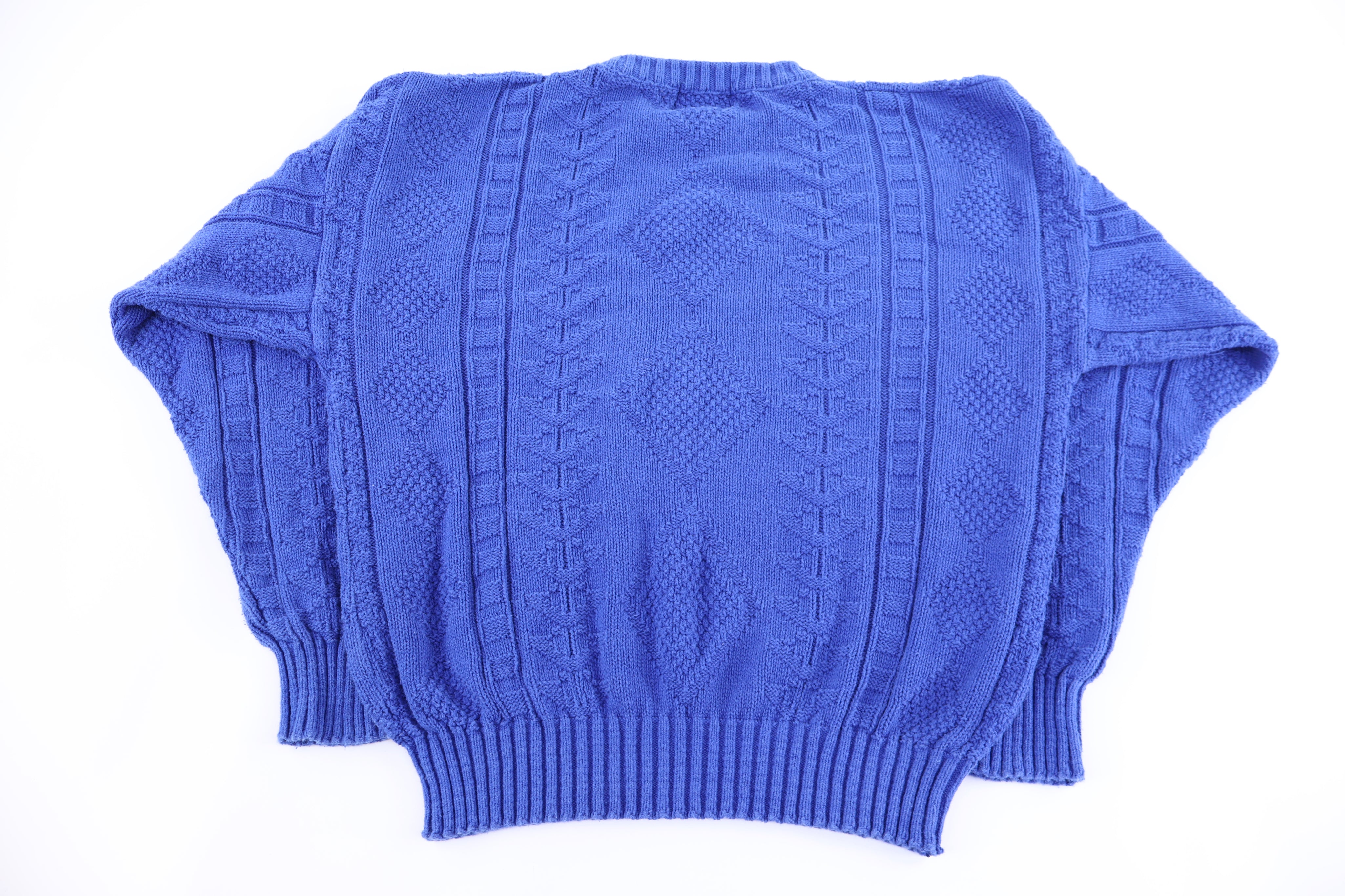 Vintage London Fog Blue Knit Sweater