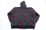 90's Carhartt Logo Patch Multicolor Navajo Full Zip Jacket