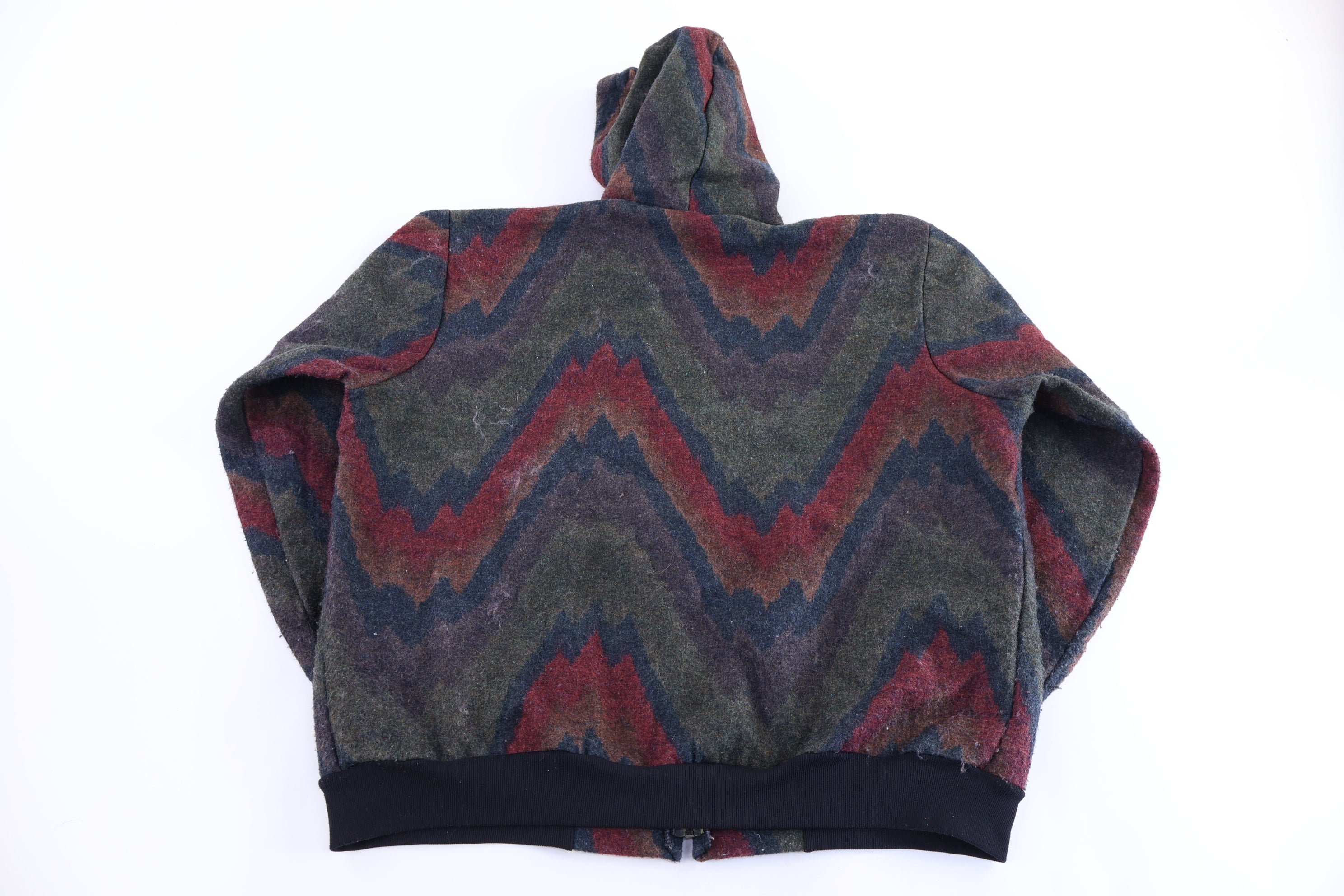 90's Carhartt Logo Patch Multicolor Navajo Full Zip Jacket