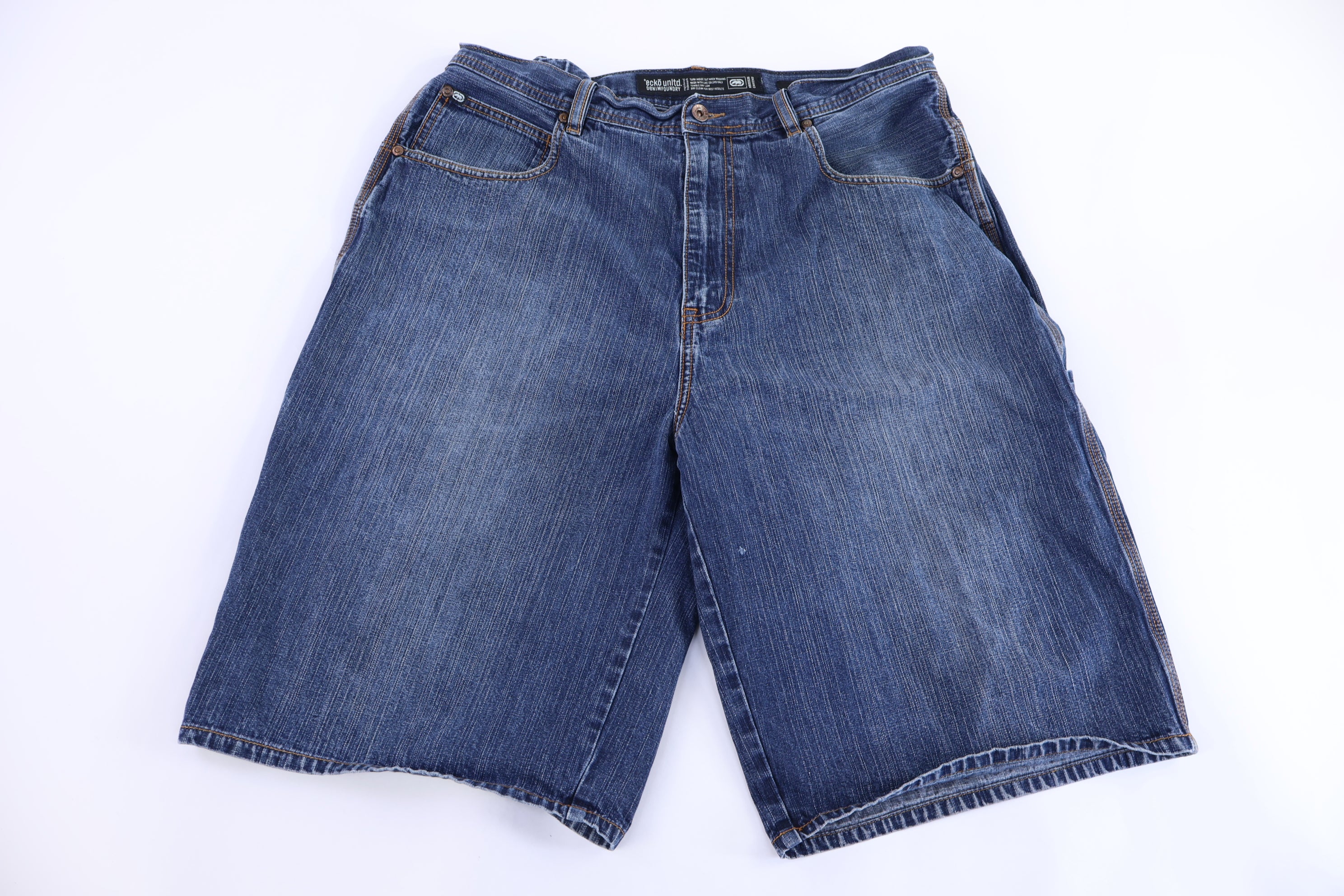 Ecko Unlimited Dark Wash Denim Shorts