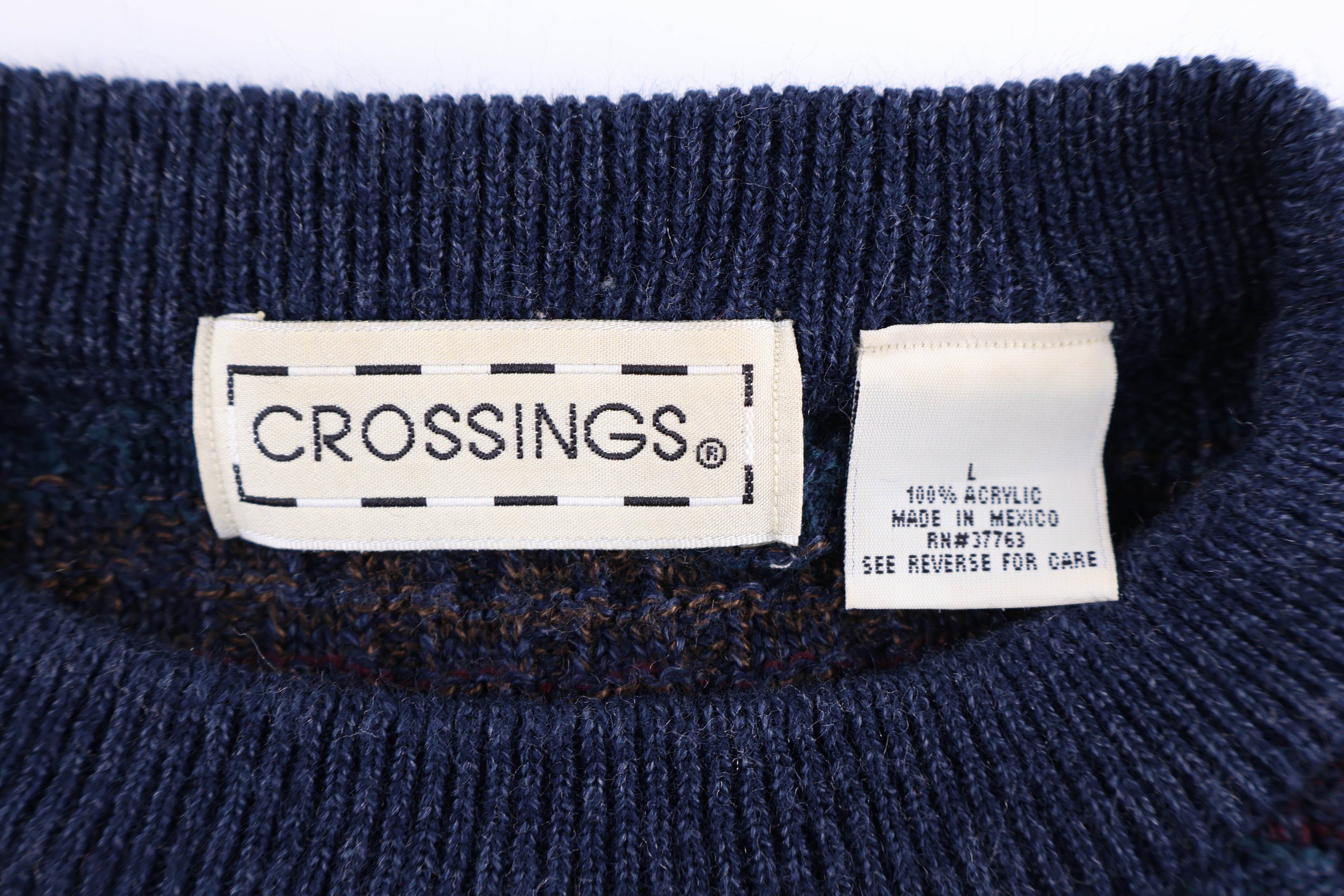 Vintage Crossings Multicolor Knit Sweater