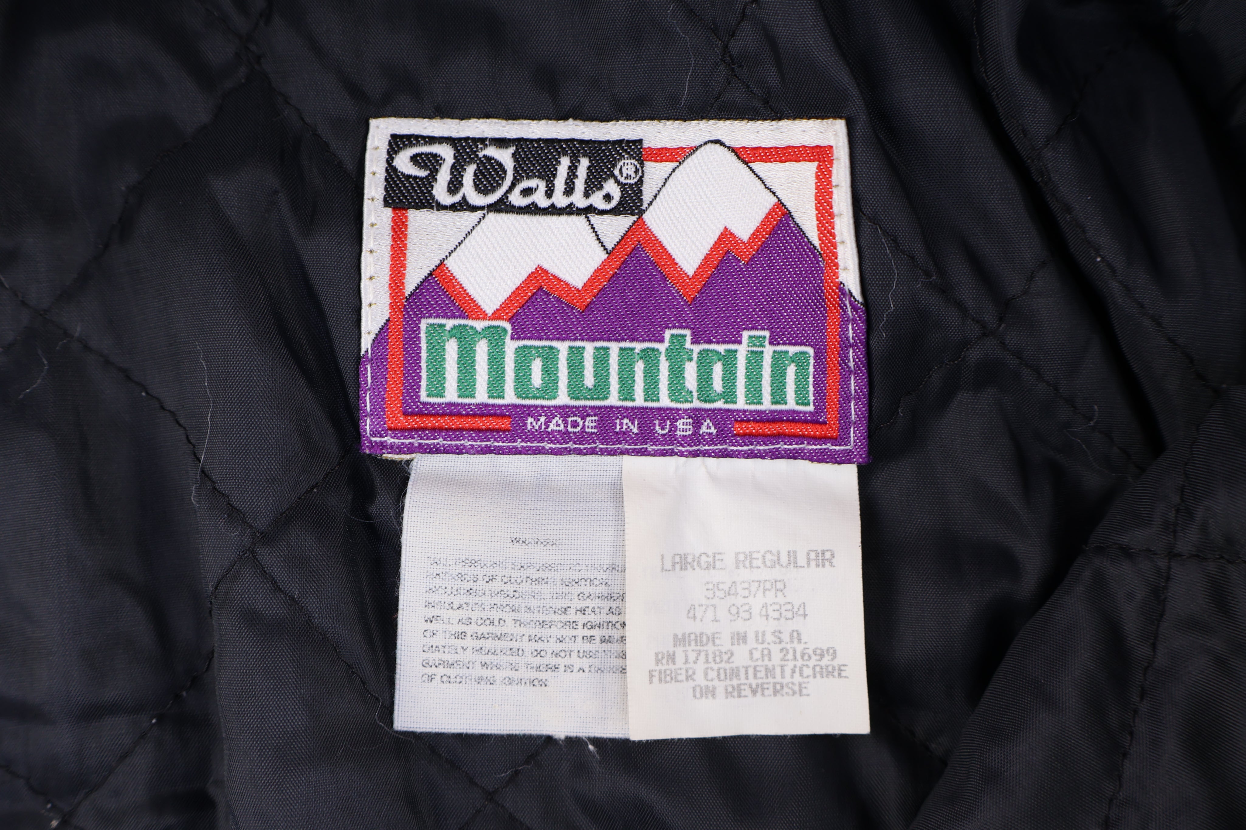90's Walls Mountains Multicolor Full Zip Jacket