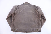 Carhartt Logo Patch Brown Blanket Lined Detroit Jacket