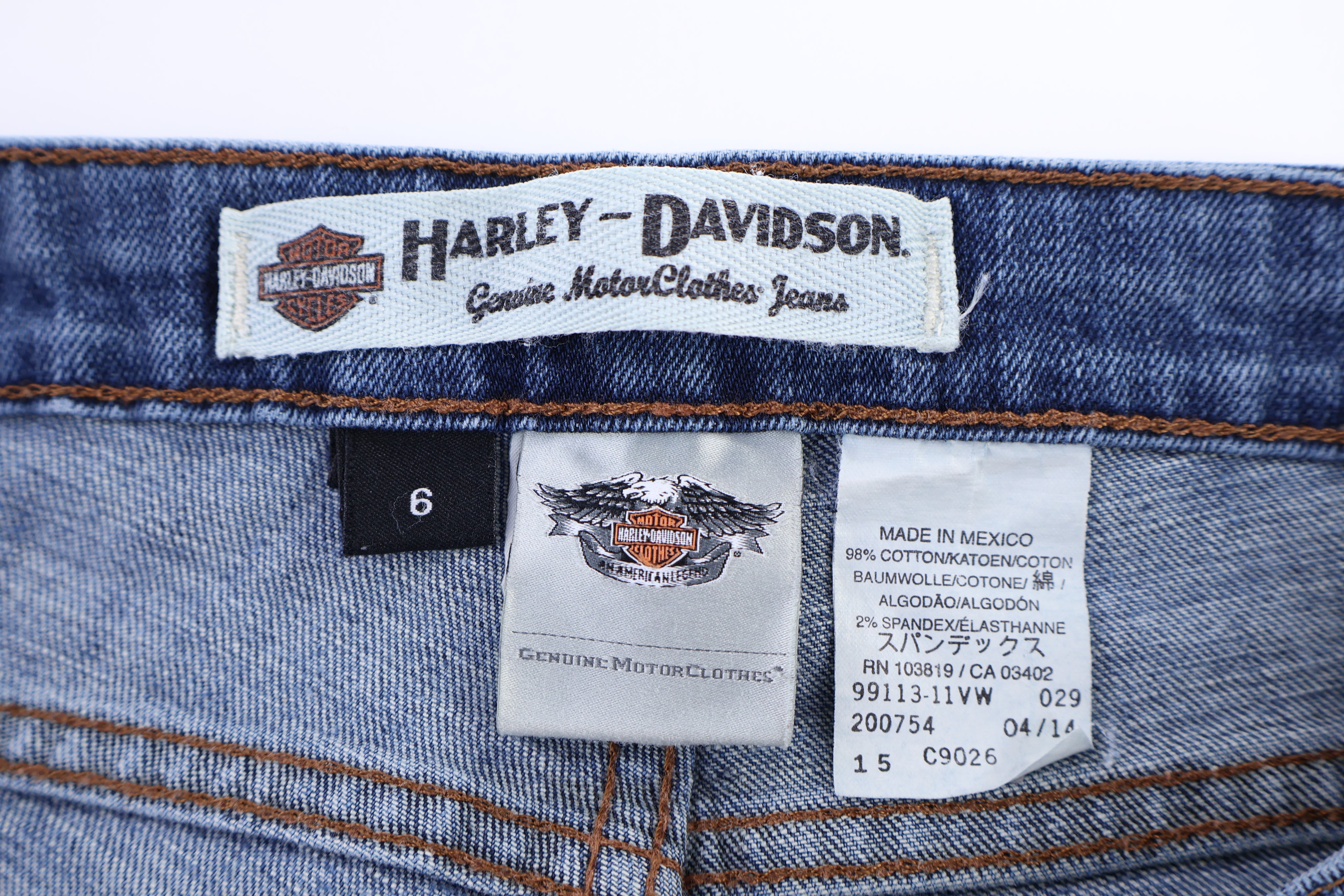 Women's Harley Davidson Motorcycles Denim Jeans
