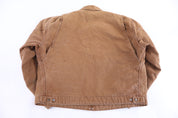 Carhartt Logo Patch Tan Blanket Lined Detroit Jacket
