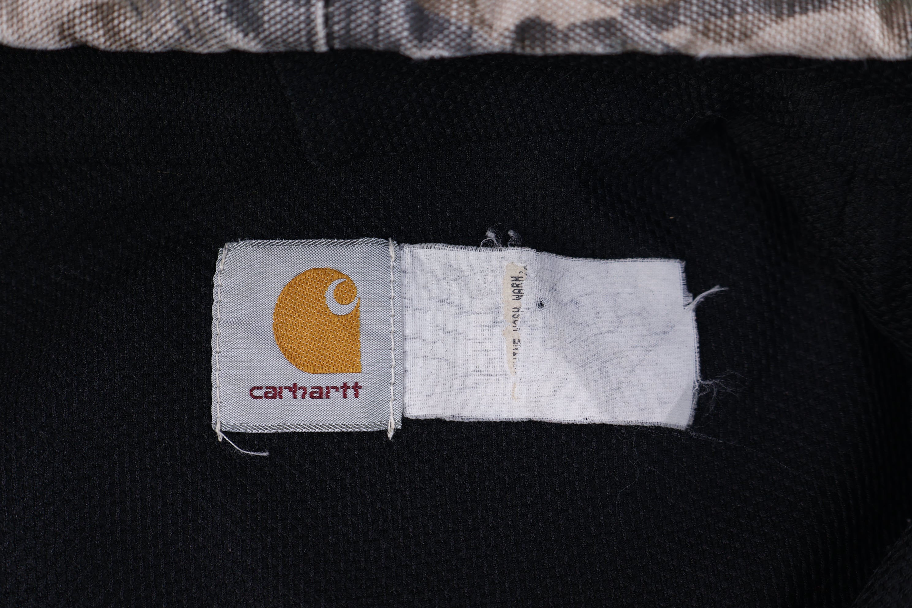 Carhartt Logo Patch Camouflage Full Zip Jacket